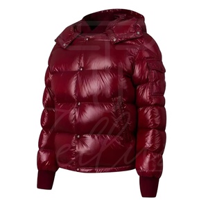 Veste matelassée personnalisée en gros pour hommes, avec logo imprimé sur mesure, veste d'hiver pour hommes avec poche, veste matelassée à bulles pour hommes - Product Image 1