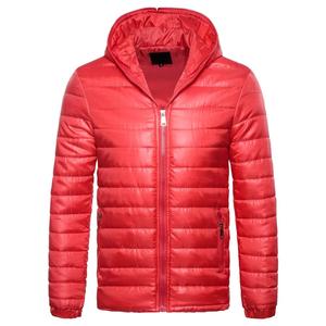 High Quality Men's Winter Coat Custom Warm <b>Quilted</b> Hooded Puffer Jacket Stand Fashionable High Street <b>Thick</b> Outerwear for - Product Image 3
