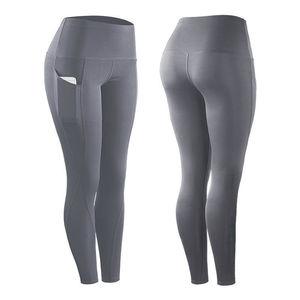 Pantalons fuselés taille haute en tissu tricoté sans couture, cinq vingt polyamide, trente sept polyester, onze élasthanne, leggings pour femmes - Product Image 4