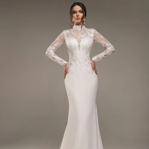 Robe de soirée élégante à paillettes blanches et perlées pour femmes Dîner en satin Robe de soirée de luxe Robe de soirée pour femmes pour la fête - Product Image 1