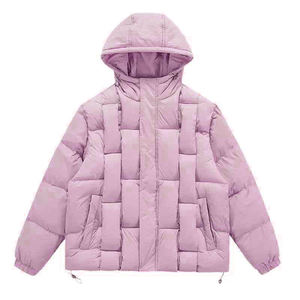 Chaqueta Acolchada de Lona con Parches de Camuflaje Ecológica Unisex, Primavera 2026, Cortavientos, Acolchado Estándar en la Parte Delantera - Product Image 3