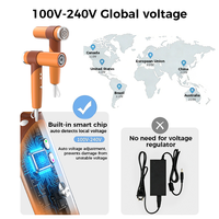 Sèche-cheveux de voyage portable Binwang, pliable, 100V-240V, tension universelle, haute vitesse, 1200W, sèche-cheveux ionique professionnel pour hôtel