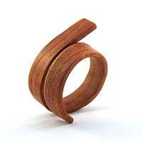 แหวนผ้าเช็ดปากทำจากไม้หรูหราสำหรับโต๊ะอาหารระดับพรีเมียมผลิตจากไม้เนื้อแข็งคุณภาพสูงเนื้อละเอียด - Product Image 2