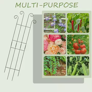 Forma de onda Soporte de planta de Rosa Soporte de escalada Enredaderas y plantas Enrejado de metal Torre de jardín Enrejado de jardín - Product Image 2