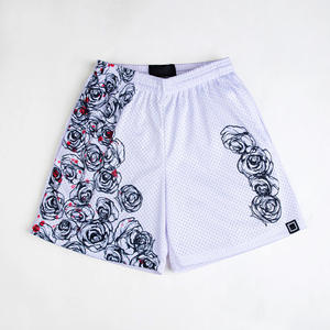 กางเกงขาสั้นบาสเก็ตบอลไซส์พิเศษสำหรับผู้ชายกางเกงขาสั้นตาข่ายปักโลโก้และพิมพ์ลายสำหรับยิมกางเกงบาสเก็ตบอล - Product Image 5