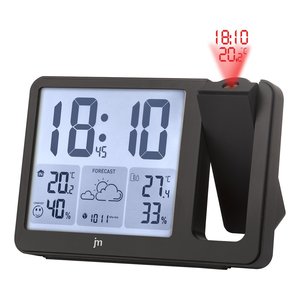 Termómetro Doméstico Negro JD 9718 Estación Meteorológica - Product Image 1