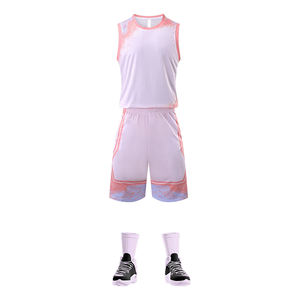 Maillot de basket-ball de qualité supérieure, ensembles de basket-ball imprimés par sublimation, uniformes de basket-ball OEM personnalisés pour hommes - Product Image 4