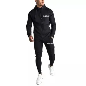 고품질 트랙 정장 남성 스포츠 tracksuit 최신 패션 2 조각 남성 s sweatsuit 세트 대량 땀 정장 사용자 정의 로고