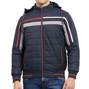 Chaqueta Acolchada con Revestimiento para Hombre, Estilo Formal, con Logotipo Frontal, Ropa de Invierno, Servicio OEM al por Mayor - Product Image 1