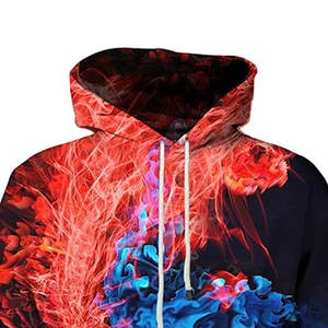 Nueva llegada de los hombres 3D impreso invierno pulóver Sudadera con capucha de alta calidad Casual sólido duradero polar lavado con capucha Logotipo de Color personalizado - Product Image 5