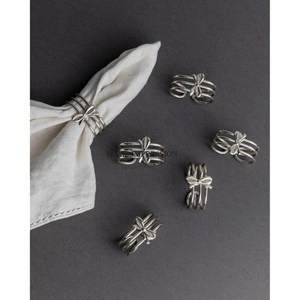 Nouvelle conception de porte-serviettes de mariage décoratif, design en métal à pois, couleur or, artisanal, moderne, élégant, en stock - Product Image 6