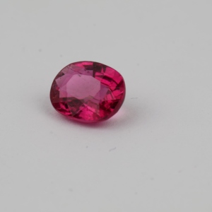 Rubellite พลอยสีชมพูธรรมชาติทรงไข่ตัดหินอัญมณีหลวมไม่ให้ความร้อน - Product Image 5