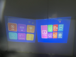 Vidéoprojecteur LED portable intelligent M5 Pro avec Wi-Fi, <span class=keywords><strong>support</strong></span> réglable pour téléphone portable, home cinéma et camping - Product Image 5