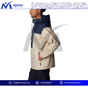 Premium Quality New Fashion Men <b>Waterproof</b> Half Zipper Windbreak <b>Jacket</b> With <b>Long</b> Sleeves Windbreaker <b>Jacket</b> for Men - Product Image 4