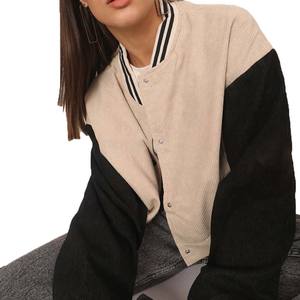 Service OEM ODM pour les détaillants, veste universitaire pour femme à manches longues de la meilleure qualité, veste de baseball courte pour femme, uniformes universitaires pour l'hiver - Product Image 4