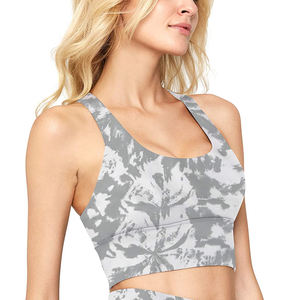 Fabrication Habillements Femmes En Plein Air Sans Soudure soutien-gorge de sport Gym Usure Blanc De Yoga Soutien-Gorge Sur Mesure broderie soutien-gorge de sport - Product Image 4