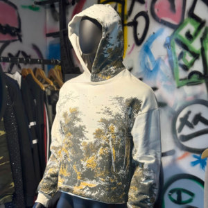 Sudadera con Capucha Personalizada por Sublimación para Hombre, Sudadera con Capucha Estampada Completa, Ropa Casual Urbana al por Mayor, OEM, Marca Privada - Product Image 5
