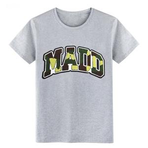 Camiseta de manga corta con estampado para hombre digital de punto de calle con parche bordado lavado ácido gráfico personalizado 100% algodón - Product Image 4