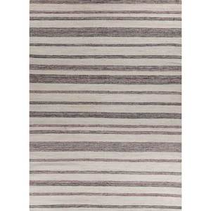 Alfombra Adwv-13053 Abrash de Tejido Plano, Lana y Viscosa, con Patrón de Rayas Grises y Negras, para el Hogar, Pasillo, Sala de Estar, Oficina, Adolescentes - Product Image 1