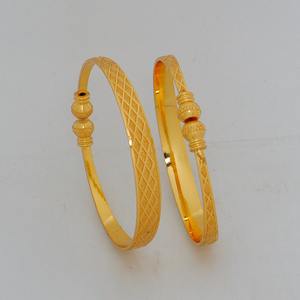 <b>Fashion</b> High Quality Stainless Steel Jewelry Wholesale Bulk Gold Plated Bangle <b>Bracelet</b> Luxury Geometric Bangle For Women GIft - Product Image 1