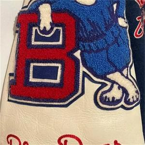 Custom High Quality Fashion Letters Manufacturer Personalized Embroidery <b>Mens</b> <b>Baseball</b> Letterman Puffer <b>Jacket</b> Winter <b>Jacket</b> - Product Image 4