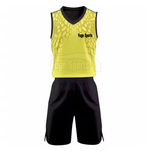 Tenues de volley-ball pour hommes adultes de qualité supérieure, 100% polyester, respirantes, séchage rapide, vêtements d'entraînement, couleurs et logo personnalisés, tendance - Product Image 2