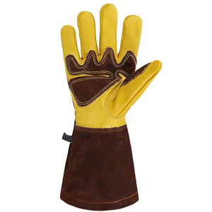 Venta al por mayor 100% Guantes de soldadura de cuero de alta calidad para hombres Excelente protección de las manos a un precio Guantes de soldadura - Product Image 2
