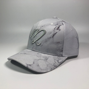 Gorra de Béisbol Unisex de Acrílico con Diseño de Logotipo Bordado en 3D Personalizado, Fabricada por ODM, con Impresión de Cinta, Estructurada de 6 Paneles, Color Blanco Camuflaje - Product Image 3