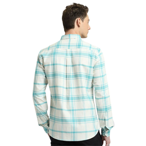Chemise à carreaux en coton de qualité supérieure pour homme, boutonnée moderne, chemise idéale - Product Image 3