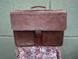 Bolso Bandolera de Piel de Vacuno con Pelo, Marca de Lujo, para Mujer, Bolso Tote para Portátil, Bolso de Mano de Cuero Genuino con Personalización LHLB-0011 - Product Image 6