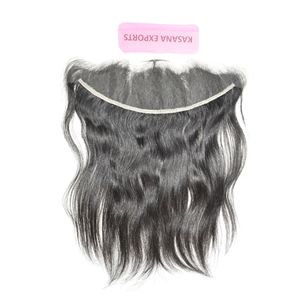 ผลิตผมต่อแบบดิบ ไม่ผ่านกระบวนการใดๆ 13*4HD แบบ Frontal ผมเวียดนามแท้ สีธรรมชาติ ไม่ผ่านการแปรรูป เย็บด้วยเครื่องจักรแบบ Double Weft - Product Image 2