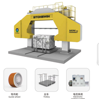 STONEWIN ZY-MW20 Machine de découpe de scie à fil multiple pour la découpe de granit/marbre