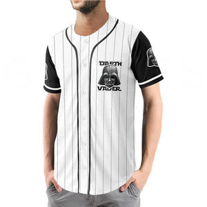 Maillot de baseball pour hommes brodé sur mesure en gros avec bouton maillots de baseball uniforme de baseball personnalisé 2025 - Product Image 6