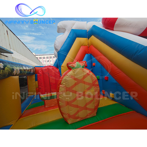 Nuevo diseño al aire libre comercial que rebota casas castillo inflable salto Castillo rebote casa inflable Combo Hupfburg para la venta - Product Image 6