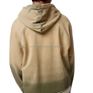 Sudadera con Capucha Extra Grande de Felpa Francesa de 450 Gsm, Estilo Informal, con Dobladillo Cortado, Estilo Desgastado por el Sol, Nueva Colección de Otoño - Product Image 4