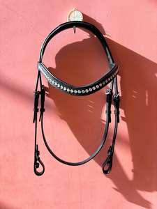 2018-2019 nuevo equipo de cuero Halter de brida de caballo de calidad para carreras ecuestres y de caballos al por mayor - Product Image 5