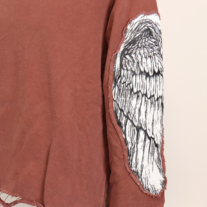 เสื้อฮู้ดแบบไม่มีขอบเสื้อครอปแบบไม่มีตะเข็บเสื้อมีฮู้ดพิมพ์สกรีน400GSM French Terry ออกแบบได้ตามต้องการ - Product Image 3