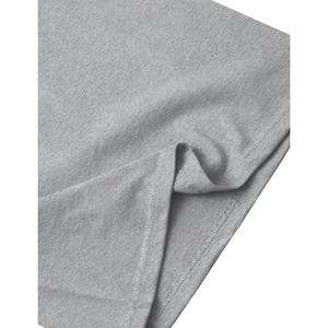 ผ้าฝ้าย100% ลำลองทรงโอเวอร์ไซส์/ฟิล์ม/บ็อกซี่พอดีตัวระบายอากาศแขนปกติสีพื้น - Product Image 3