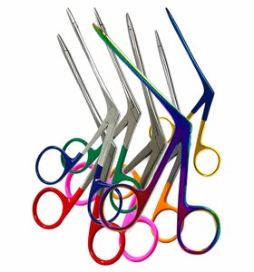 คีมเล็กจระเข้3.5นิ้วเครื่องมือผ่าตัดด้วยมือสเตนเลสสัตวแพทย์ผ่านการรับรอง CE กรรไกรและที่ใส่เข็ม - Product Image 1