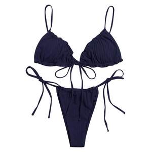 Bikinis à nouer avec votre logo, bas de bikini string, bikini d'été à bon prix - Product Image 1