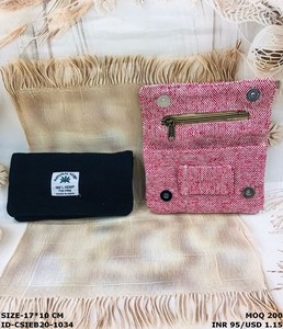 หัตถกรรมนานาชาติดีไซน์เนอร์ผ้าฝ้ายป่านหลายเพศกระเป๋ากระเป๋าเป็นมิตรกับสิ่งแวดล้อมอย่างยั่งยืนยามเย็น - Product Image 3