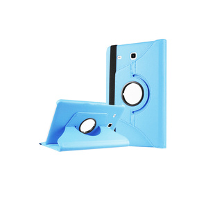 Étui rotatif Netzy Blue pour tablette Galaxy Tab E T560 9.6, accessoire compatible pour tablette PC - Product Image 1