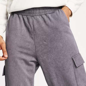 Pantalones Deportivos de Hombre con Logotipo Personalizado, 100% Algodón, Lavado Ácido, Estilo Urbano de Alta Calidad, Pantalones Deportivos Casuales de Hombre con Lavado Ácido - Product Image 3