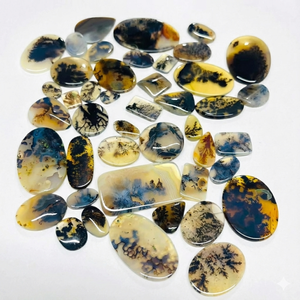 หินควอตซ์ซาจาร์ธรรมชาติคุณภาพสูง รูปทรงผสมแบบคาโบชอง เหมาะสำหรับทำจี้เครื่องประดับ - Product Image 5