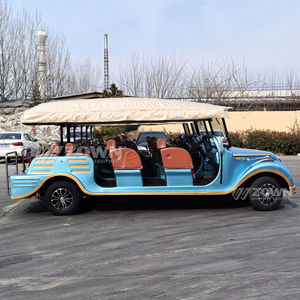 Voiture de tourisme vintage classique électrique à approvisionnement direct d'usine digne de confiance pour les sites pittoresques de mariage et les parcs d'attractions - Product Image 6