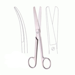Ciseaux à dissection DOYEN 18cm Premium Ciseaux d'opération Doyen Instruments médicaux de salle d'opération pour tissus chirurgicaux - Product Image 1