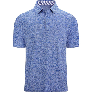 Camisas de golf de alta calidad y de primera calidad para hombres Dry Fit Polo Camisa de manga corta con cuello con 240 GSM 100% poliéster - Product Image 5