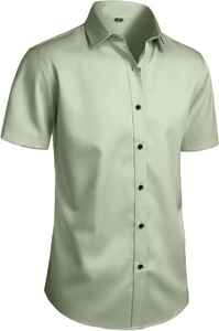 2026 new stylish 100% Custom <b>Men's</b> <b>Dress</b> Shirts Half Sleeve Formal Office <b>Dress</b> Shirts for <b>Men</b> - Product Image 2