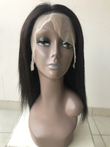 Perruque frontale lisse et soyeuse à cuticules alignées, cheveux humains Remy bruts vierges, vente en gros, Temple indien, cheveux non traités, 13x4, 100% - Product Image 4
