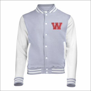 Chaqueta universitaria de lana a medida para hombre, bombardero con letras bordadas personalizadas para equipos y moda, Impresión de logotipo personalizado disponible - Product Image 1